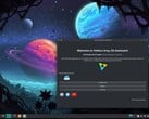 Desktop Linux Xray_OS baseado em Arch com assistente Tolitica (Fonte da imagem: Xray_OS no SourceForge)