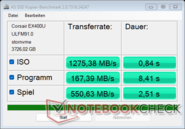 AS SSD - EX400U no Razer Blade 16 USB