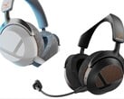 Os modelos beyerdynamic MMX 100 (à esquerda) e MMX 130 (à direita) estão disponíveis nas cores preto e branco ártico.