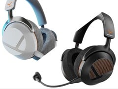 Os modelos beyerdynamic MMX 100 (à esquerda) e MMX 130 (à direita) estão disponíveis nas cores preto e branco ártico.
