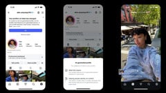 A etiqueta gerada pela IA do Instagram está sendo demonstrada pela empresa
