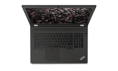 Lenovo ThinkPad P17 Gen 2 - Vista superior. (Fonte da imagem: Lenovo)