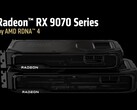 As GPUs AMD Radeon RX 9070 XT e RX 9070 RDNA 4 têm seu desempenho totalmente revelado. (Fonte da imagem: AMD)