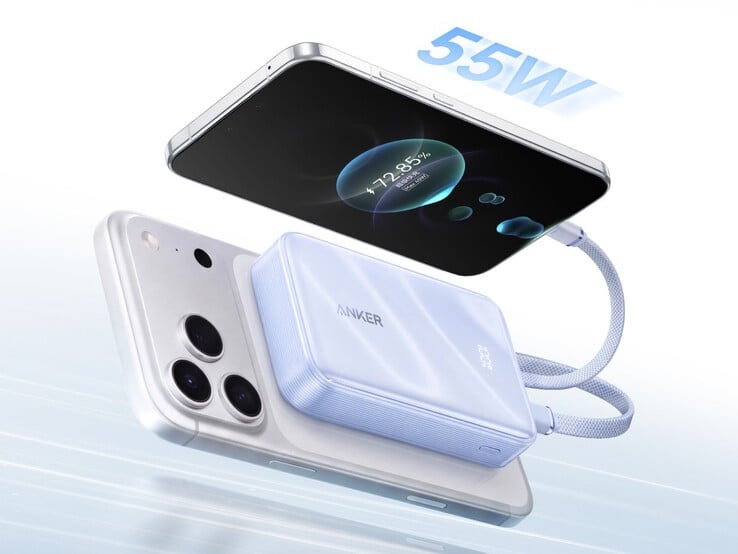 O novo carregador portátil Anker 20K Zolo suporta carregamento mais rápido de 55 W
