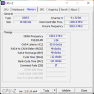 Memória CPU-Z