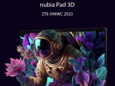 O Nubia Pad 3D é um dos muitos dispositivos que a ZTE anunciará durante o MWC 2023. (Fonte de imagem: ZTE)