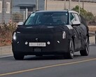 O Kia EV3 foi visto em testes na estrada. (Fonte da imagem: Autospy)
