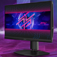 O MPG 242R X60N, na foto, pode custar muito mais do que o similar Nitro XV240 F6 nos EUA. (Fonte da imagem: MSI)