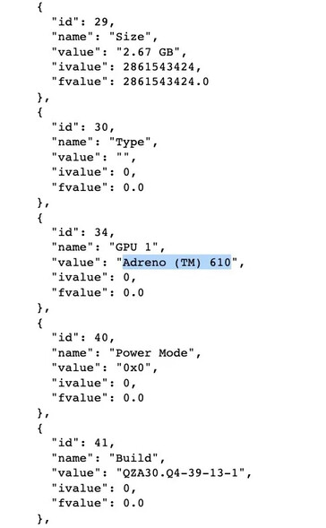 alegadamente identificado como o Snapdragon 460 devido a sua GPU.  (Fonte: Geekbench via MySmartPrice)