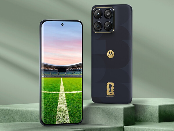 O Motorola Edge 70 Fusion FIFA World Cup 26 Edition tem um acabamento semelhante ao couro.