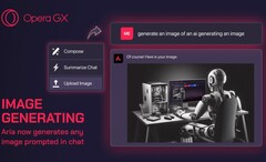 O Opera GX melhorou a geração de imagens (Fonte da imagem: Opera News)