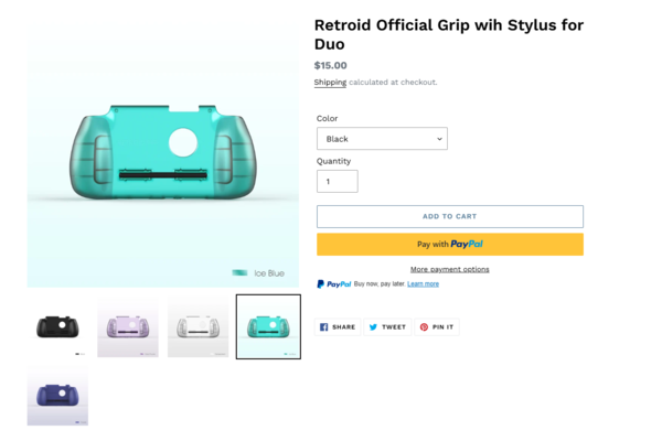 O estojo com caneta stylus está disponível em cinco cores.