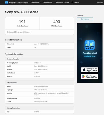 (Fonte da imagem: Geekbench)