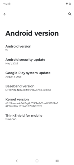 Software no Motorola Moto G86 Power
