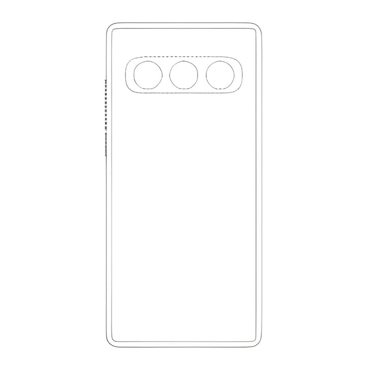 O suposto design da câmera do Galaxy S27 Ultra, proveniente do banco de dados de desenhos e modelos da OMPI.
