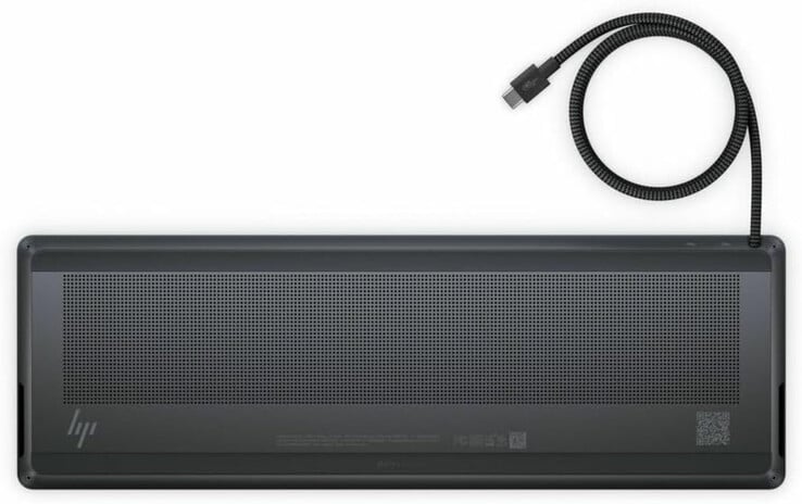 Algumas unidades do Eliteboard G1a apresentam um cabo USB Type-C fixo.