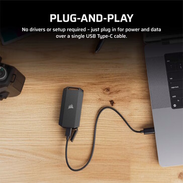 A tampa USB deve estar sempre presa quando não estiver em uso. (Fonte da imagem: Corsair)