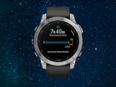 Um problema com o treinador de sono da Garmin (na foto) foi resolvido com uma nova atualização beta do Fenix 7. (Fonte da imagem: Gamin)