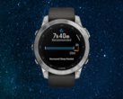 Um problema com o treinador de sono da Garmin (na foto) foi resolvido com uma nova atualização beta do Fenix 7. (Fonte da imagem: Gamin)