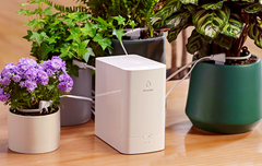 O GrowCube pode determinar inteligentemente quando regar sua planta e quanta água dar a ela. (Fonte de imagem: Elecrow via Kickstarter)