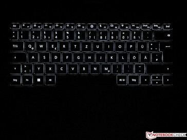 Luz de fundo do teclado