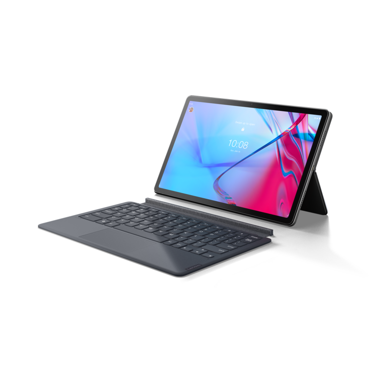 Lenovo Tab P11 5G com teclado (imagem via Lenovo)