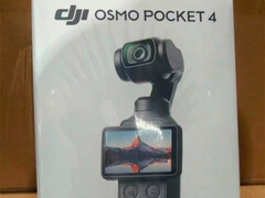 Vazamento da embalagem de varejo do DJI Osmo Pocket 4.