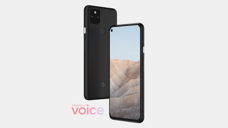 Google Pixel 5a (imagem via @OnLeaks)