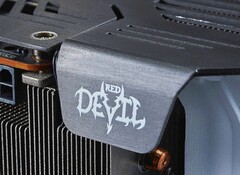 PowerColor Radeon RX 6800 XT Red Devil closeup (Fonte: PowerColor)