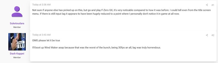 Melhorias no emulador de GameCube discutidas nos fóruns do ResetEra (Fonte da imagem: captura de tela, fóruns do ResetEra)