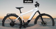 A e-bike Priority Skyline possui uma caixa de câmbio inteligente Pinion C1.12i de 12 velocidades (Fonte da imagem: Priority)