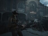 Captura de tela da jogabilidade de *The Sinking City 2* mostrando o protagonista Calvin Rafferty.