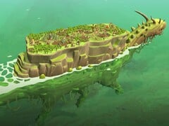 O jogo *The Wandering Village* está com 50% de desconto no Steam até 29 de julho.