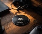 Um disco do Xbox exibido na área de trabalho