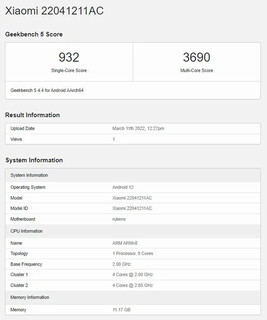 (Fonte de imagem: Geekbench)