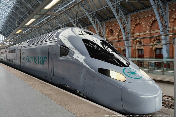 Renderização do Eurostar Celestia