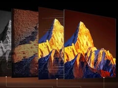 Gráfico mostrando os efeitos da tecnologia de controle de halo da TCL.