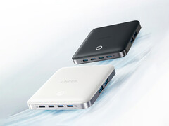 O novo carregador de mesa pode custar de US$ 50 a US$ 80. Na foto: o acessório em duas cores. (Fonte da imagem: @AnkerInsider)