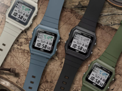 Foto- Da esquerda para a direita: Casio LF-30W-8A, LF-30W-2A, LF-30W-1A e LF-30W-3A. (Fonte da imagem: Casio)