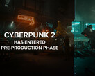 Cyberpunk 2 será baseado no Unreal Engine 5, em vez do REDengine proprietário da CDPR. Na foto - Arte com o texto "Cyberpunk 2 entrou em fase de pré-produção" sobreposto na parte superior (Fonte da imagem: @CDPROJEKTRED_IR no X/Twitter)