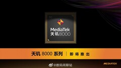 Um teaser Dimensity 8000. (Fonte: MediaTek)