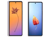 Uma comparação do Galaxy Z Fold3 e do Galaxy Z Fold4. (Fonte de imagem: @UniverseIce)