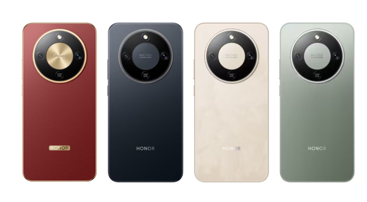 O Honor X9d está disponível nas cores preto meia-noite, marrom avermelhado, dourado e verde floresta (Fonte da imagem: Honor)
