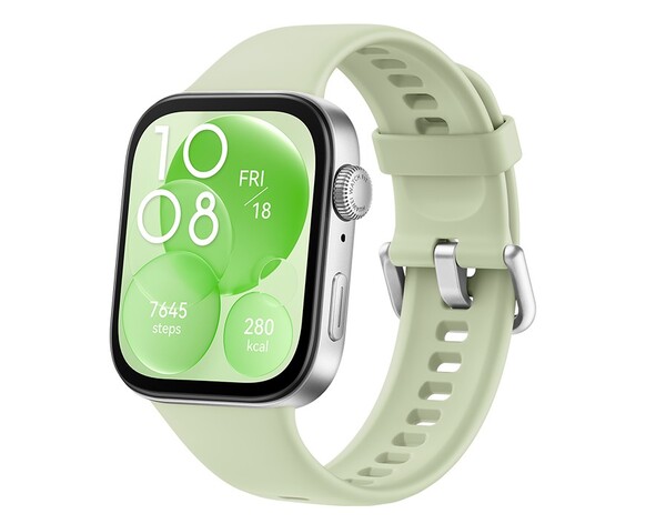 É difícil ignorar o design semelhante ao de um relógio do Huawei Watch Fit 3 Apple. (Fonte da imagem: Huawei)