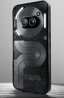 O Nothing Phone (2a) Plus em preto