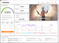 Time Spy sobre a energia da bateria