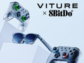 A Viture e a 8BitDo lançaram novas versões translúcidas do controlador 8BitDo Ultimate 2C. (Fonte da imagem: Viture)