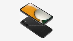 Uma renderização do Galaxy A15. (Fonte: OnLeaks x The Tech Outlook)