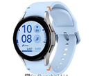 A Samsung parece estar pronta para oferecer o Galaxy Watch FE em três opções de cores e pulseiras. (Fonte da imagem: Samsung via Sudhanshu Ambhore)