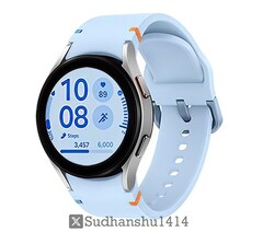 A Samsung parece estar pronta para oferecer o Galaxy Watch FE em três opções de cores e pulseiras. (Fonte da imagem: Samsung via Sudhanshu Ambhore)